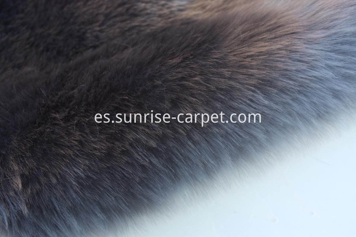 Imitation Fur Carpet Grey color
